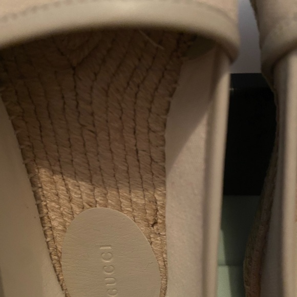 Authentic Beige Gucci Espadrilles - 37.5 - UNWORN - Picture 7 of 9